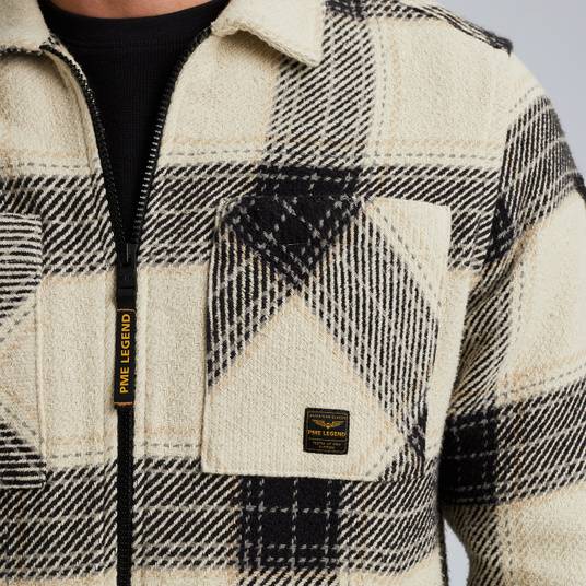 Pme Legend Hemdjacke mit Karomuster Riesige Rabatte