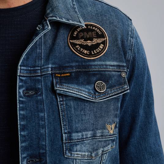 Pme Legend Jeansjacke mit Komfort-Stretch Verkauf