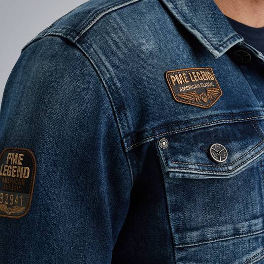 Pme Legend Jeansjacke mit Komfort-Stretch Verkauf