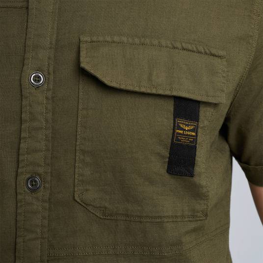 Pme Legend Hemd aus Baumwolle/Leinen Lagerräumung