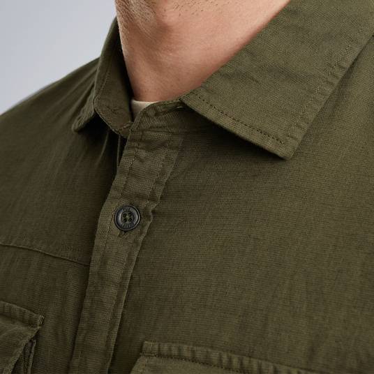 Pme Legend Hemd aus Baumwolle/Leinen Lagerräumung