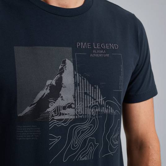 Pme Legend T-Shirt mit Artwork Kostenloser Versand