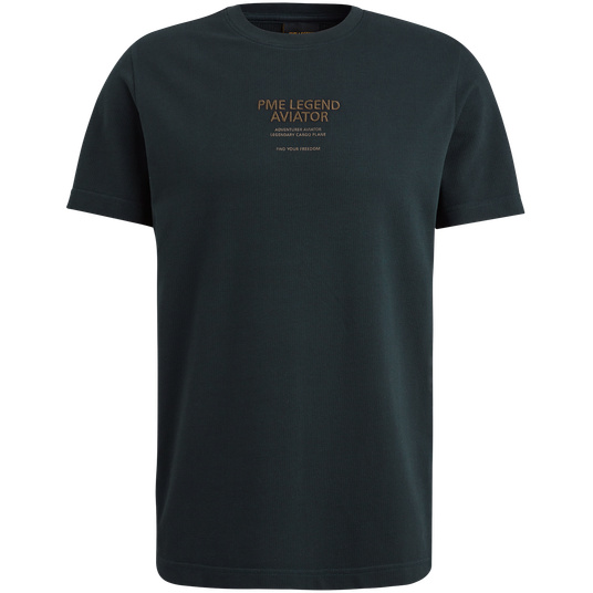 Pme Legend T-Shirt mit Waffelstruktur Sonderangebot