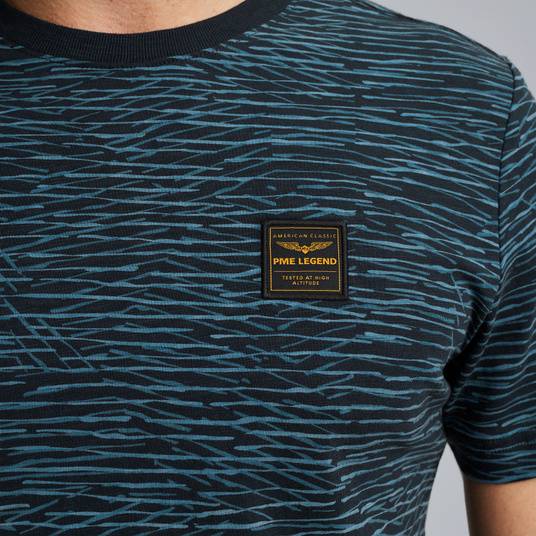 Pme Legend T-Shirt mit Allover-Print Preisnachlass