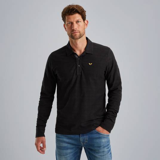 Pme Legend Poloshirt mit langen Ärmeln Saisonschlussverkauf