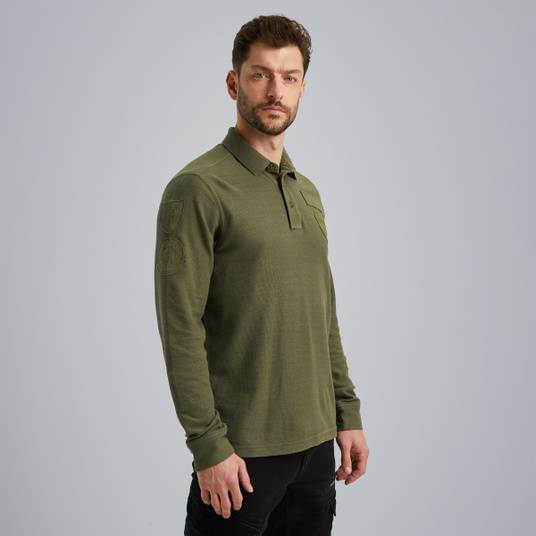 Pme Legend Poloshirt mit langen Ärmeln Weihnachtsangebot