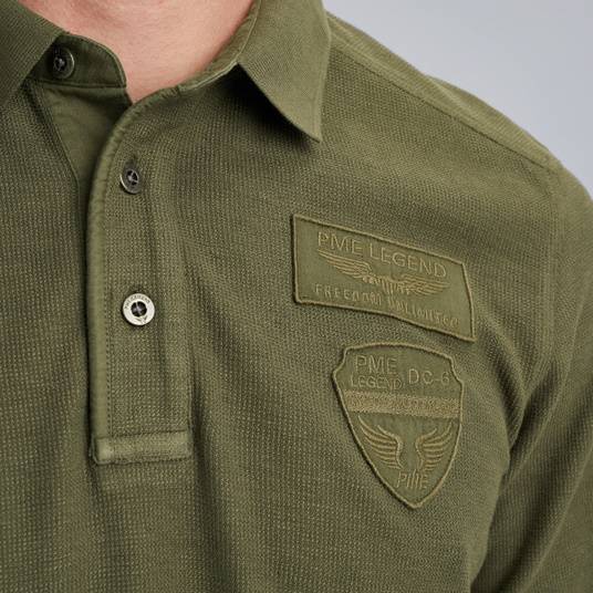 Pme Legend Poloshirt mit langen Ärmeln Weihnachtsangebot