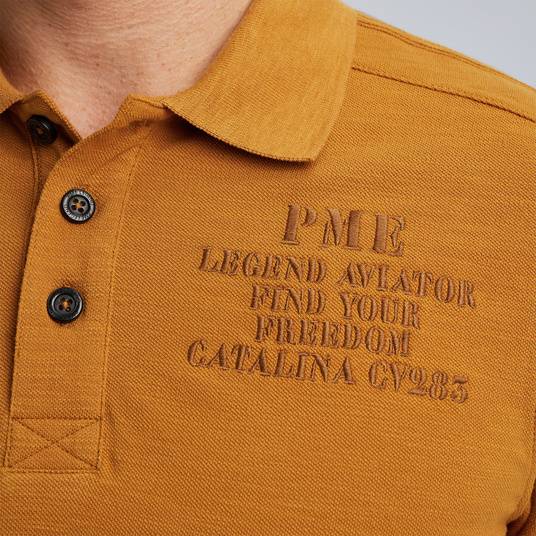 Pme Legend Poloshirt aus Piqué Heißer Verkauf