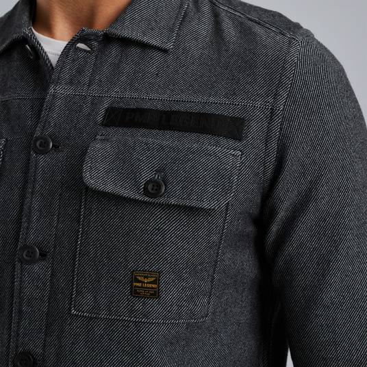 Pme Legend Hemdjacke aus Flanell-Twill Neuheiten