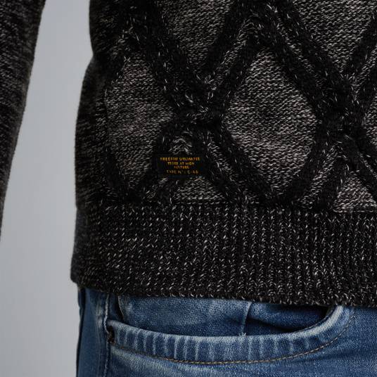 Pme Legend Pullover mit Kabelmuster Kostenloser Versand international