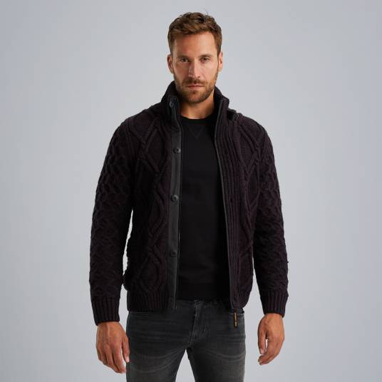 Pme Legend Strickjacke aus einer Wollmischung Black Friday Preise