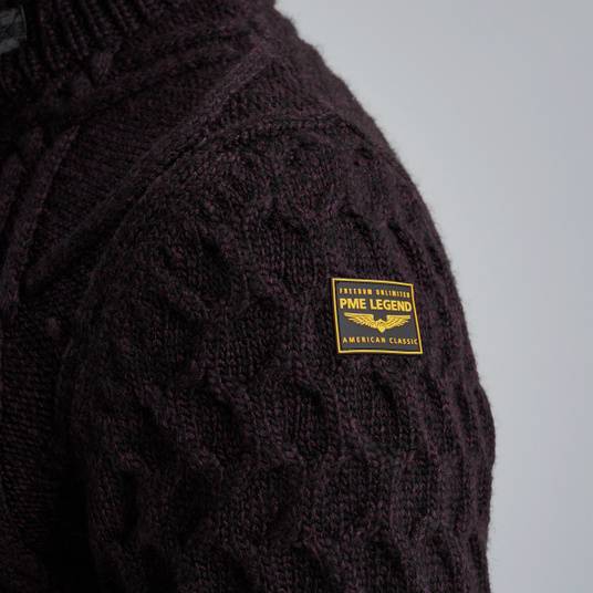 Pme Legend Strickjacke aus einer Wollmischung Black Friday Preise