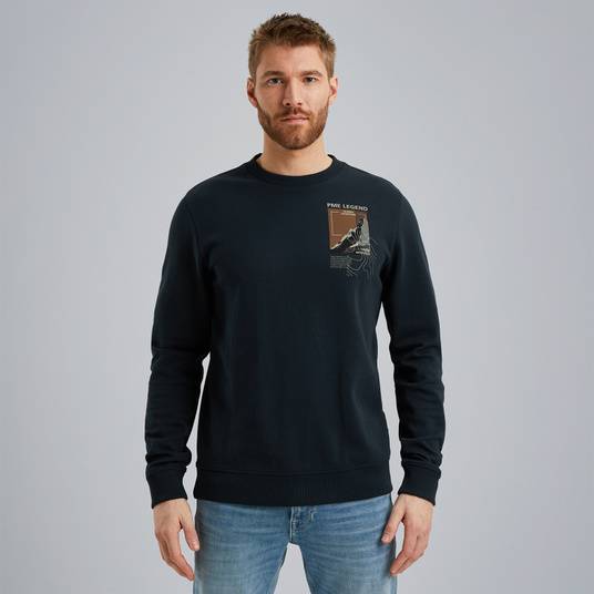 Pme Legend Sweatshirt mit Artwork Fabrikpreis