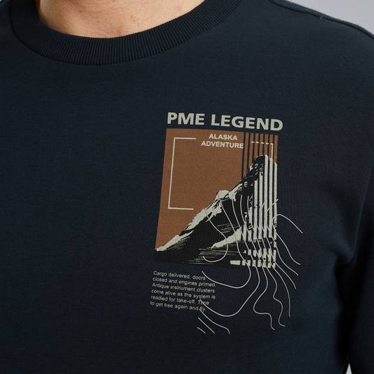 Pme Legend Sweatshirt mit Artwork Fabrikpreis