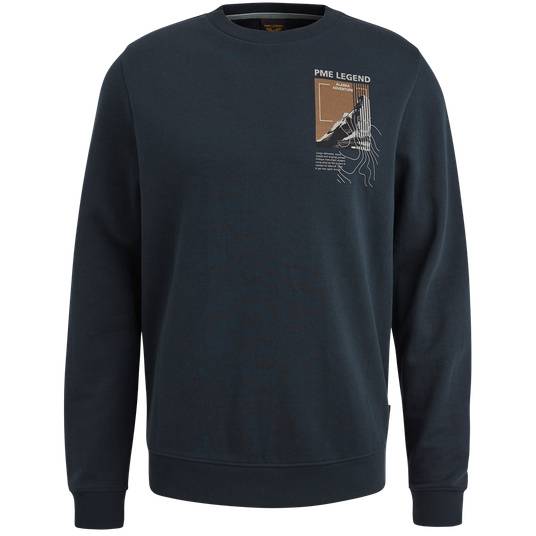 Pme Legend Sweatshirt mit Artwork Fabrikpreis