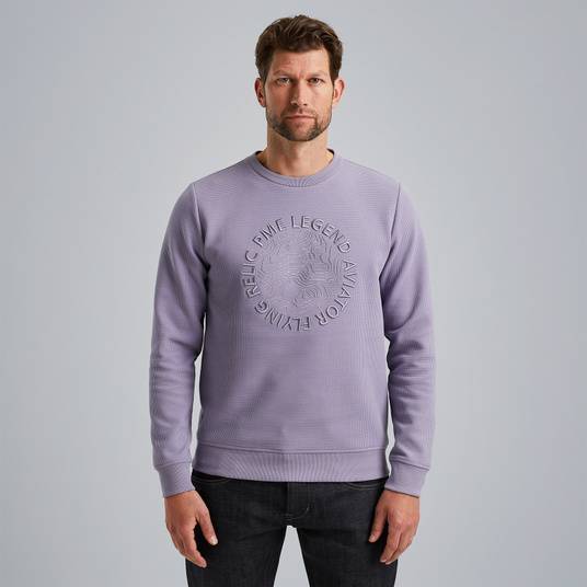 Pme Legend Sweatshirt mit Waffelstruktur Sonderangebot