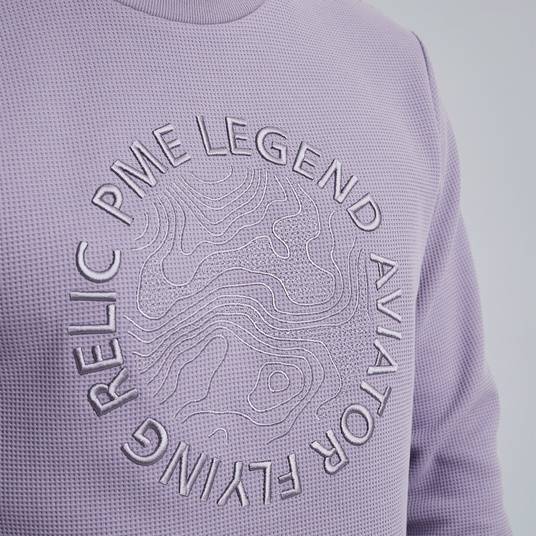 Pme Legend Sweatshirt mit Waffelstruktur Sonderangebot