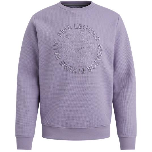 Pme Legend Sweatshirt mit Waffelstruktur Sonderangebot