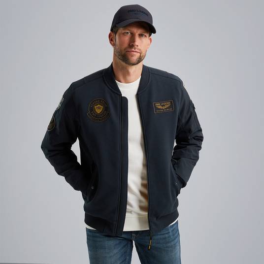 Pme Legend Sweatjacke mit Badges Begrenztes Angebot