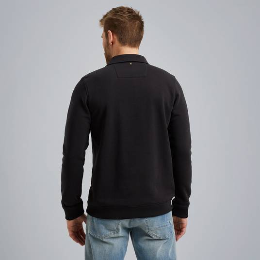Pme Legend Sweatshirt mit Polokragen Exklusivangebot