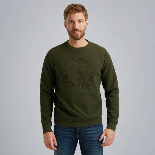 Pme Legend Sweatshirt mit Waffelstruktur Muttertagsangebot
