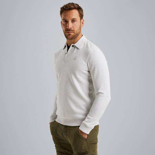 Pme Legend Sweatshirt mit Polokragen Zeitlich begrenztes Angebot