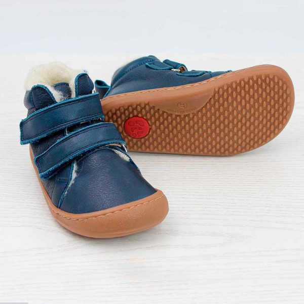 Pololo Barfuß Winterstiefel Blau Fabrik Onlineshop