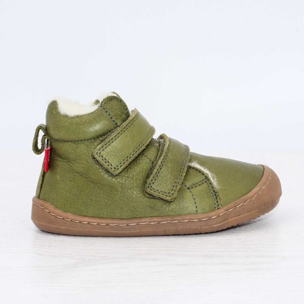 Pololo Barfuß Winterstiefel Grün Fabrikpreis