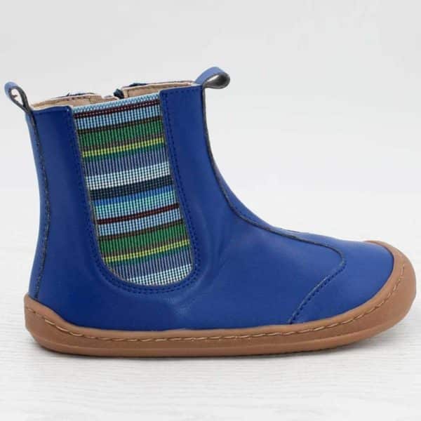 Pololo Barfußschuh Chelsea aus Kaktusleder Blau (vegan) Versandkostenfrei