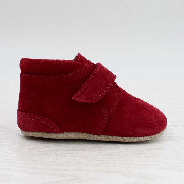 Pololo Für die ersten Schritte – “Porto” der Barfuß Kleinkindschuh rot als Kletter Saisonschlussverkauf