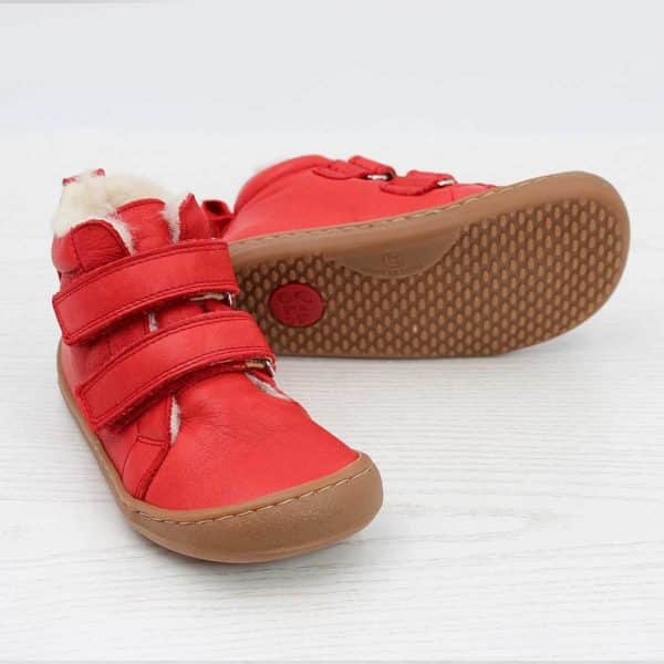 Pololo Barfuß Winterstiefel Rot Cyber Monday