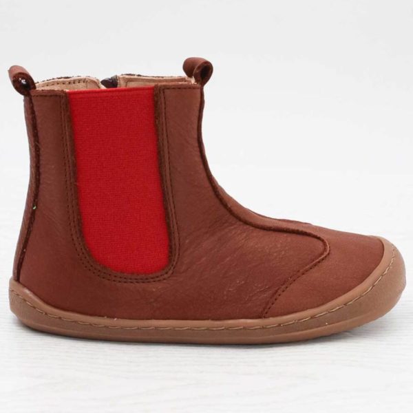Pololo Barfußschuh Chelsea Leder Braun Osterangebot