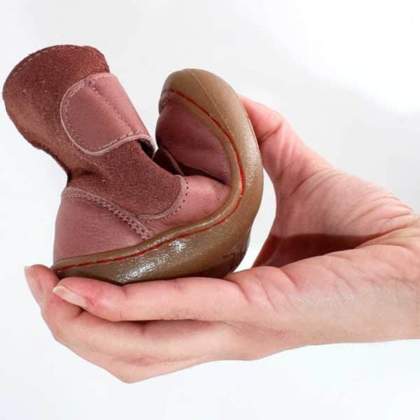 Pololo Barfußschuh Chelsea Leder Lila Muttertagsangebot