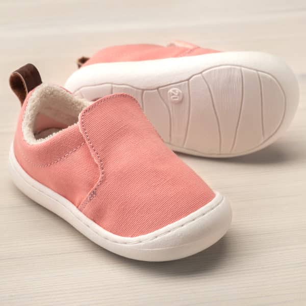 Pololo Baumwoll-Sneaker Chico Rosé Lagerräumung