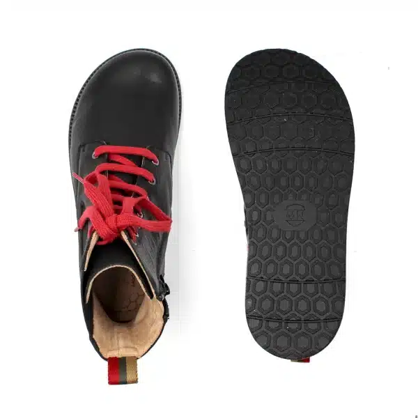 Pololo Barfußschuh Damenstiefellette „MN Aspen“ von Martin Natur – Schwarz Kostenloser Versand international