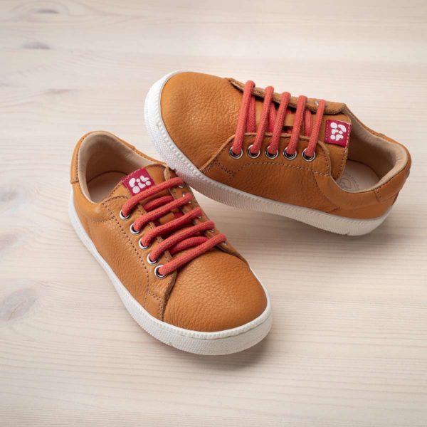 Pololo Leder-Sneaker Hellbraun Exklusivangebot