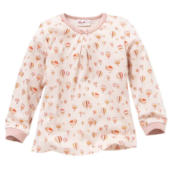 Pololo People Wear Organic Langarm-Pyjama “Heißluftballon”, rosa, Baumwolle (Bio) Blitzangebot