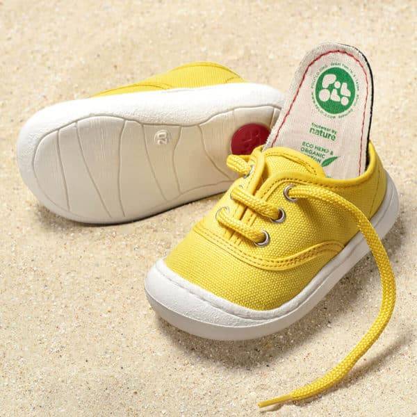 Pololo “Pepe” Baumwoll-Sneaker gelb Neuheiten