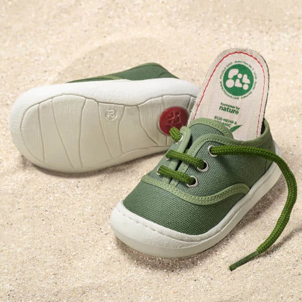 Pololo “Pepe” Baumwoll-Sneaker grün Saisonale Angebote