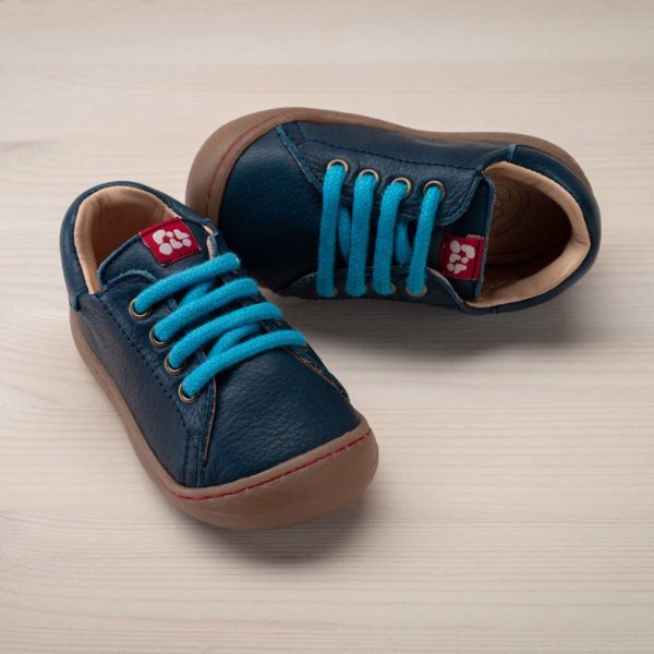 Pololo Sneaker Mini Leder Blau Letzte 3 Tage