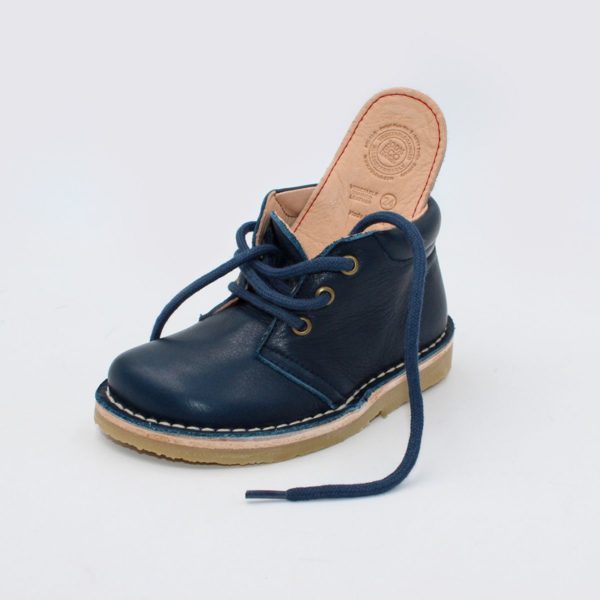 Pololo Aragon Blau breite Füße 24-34 Fabrikverkauf