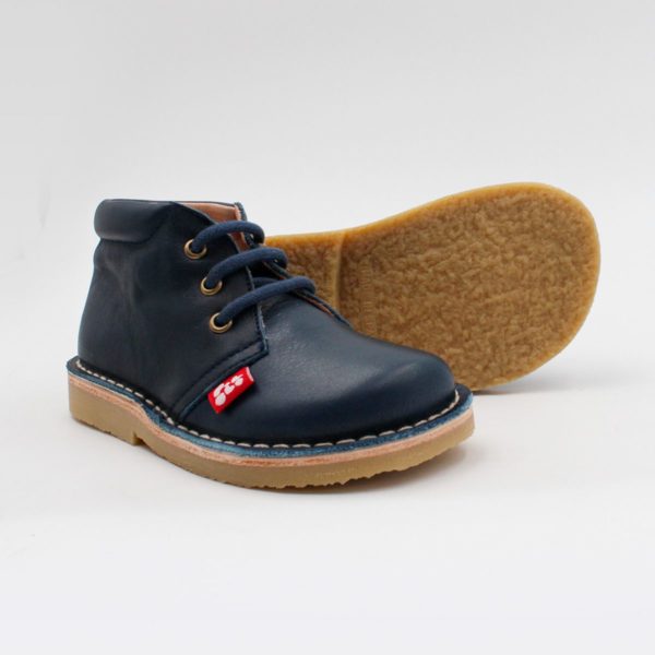 Pololo Aragon Blau breite Füße 24-34 Fabrikverkauf