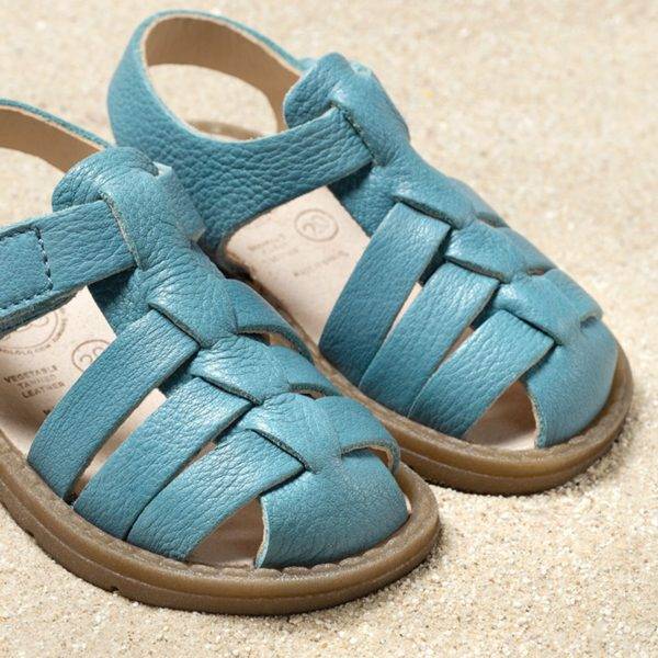 Pololo Sandale Fiesta Hellblau – Restpaare in Größe 20 & 21 Jubiläumsangebot