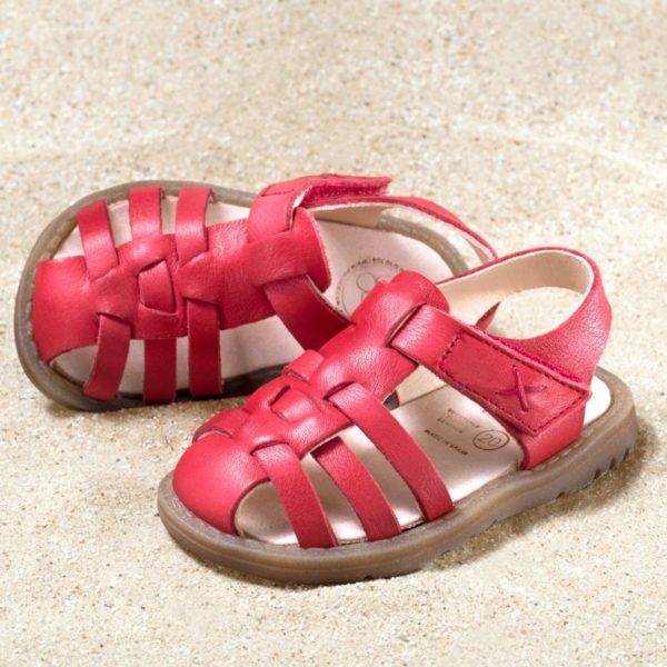Pololo Sandale Fiesta Rot – Restpaare in Größe 20 & 21 Top Angebot