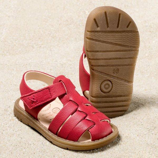 Pololo Sandale Fiesta Rot – Restpaare in Größe 20 & 21 Top Angebot