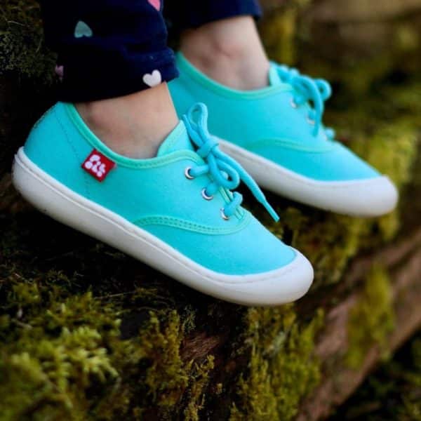 Pololo “Pepe” Baumwoll-Sneaker türkis Exklusive Angebote