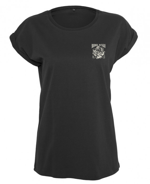 Rebel Rockers Girl Loosefit Tee Sinking Black Friday Preise