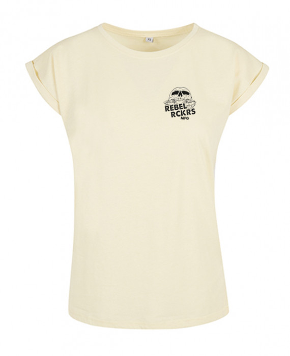 Rebel Rockers Pale Girl Loosefit Tee vanilla Verkauf