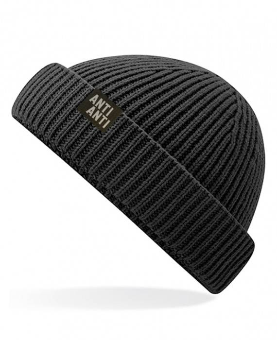 Rebel Rockers Harbour Beanie Anti black Fabrik Onlineshop