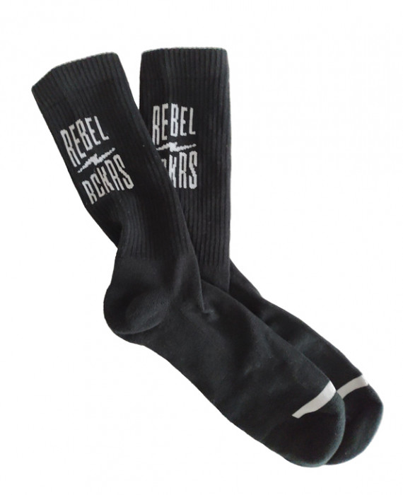 Rebel Rockers Font Sneaker Sock black Neuheiten
